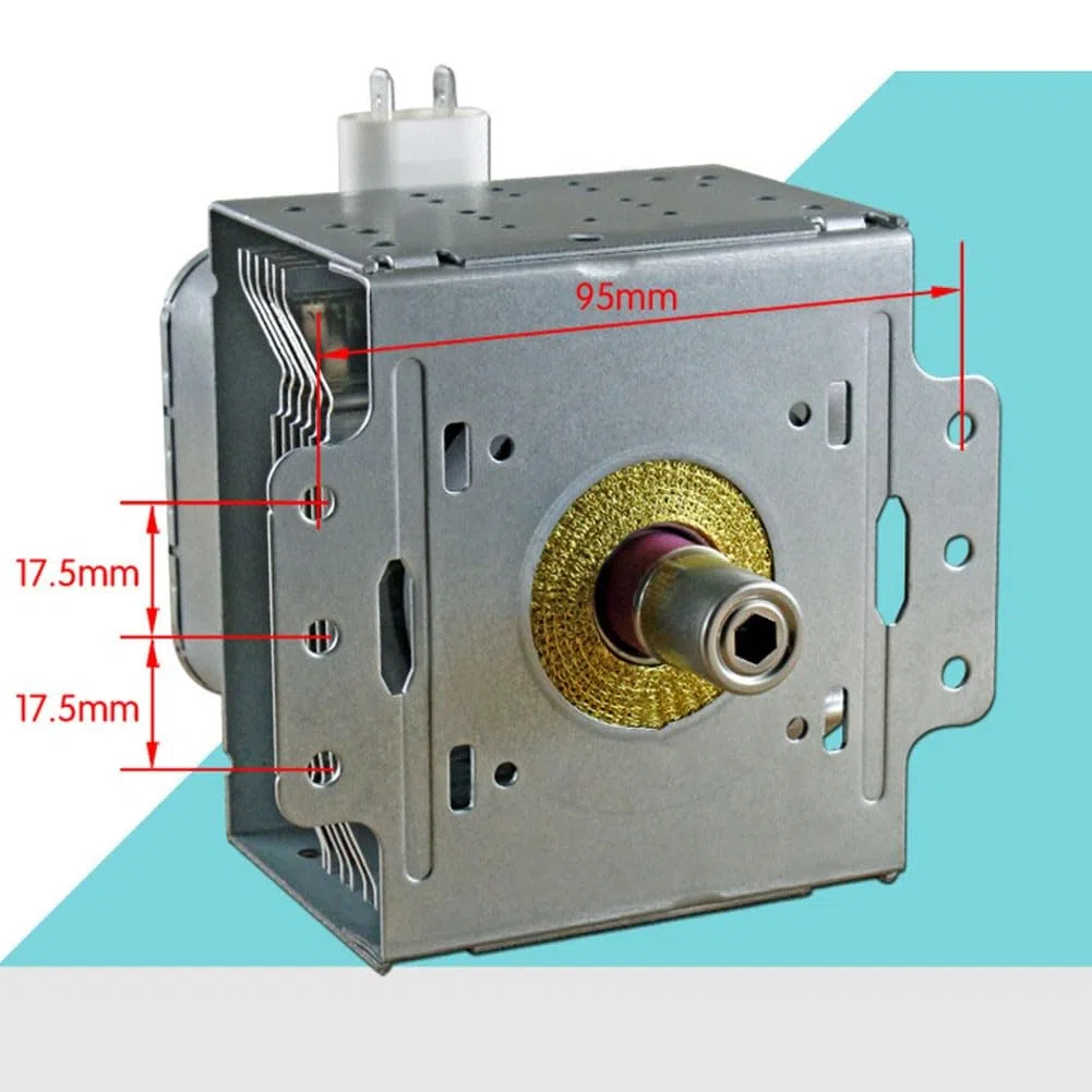 FACAIIO Magnetron de rechange pour Galanz pour M24FB-610A pour four à micro-ondes, 2pour M219 2pour M253J, compatible avec le modèle, pour construction métallique avec trous de montage de 11,5 x 3,5