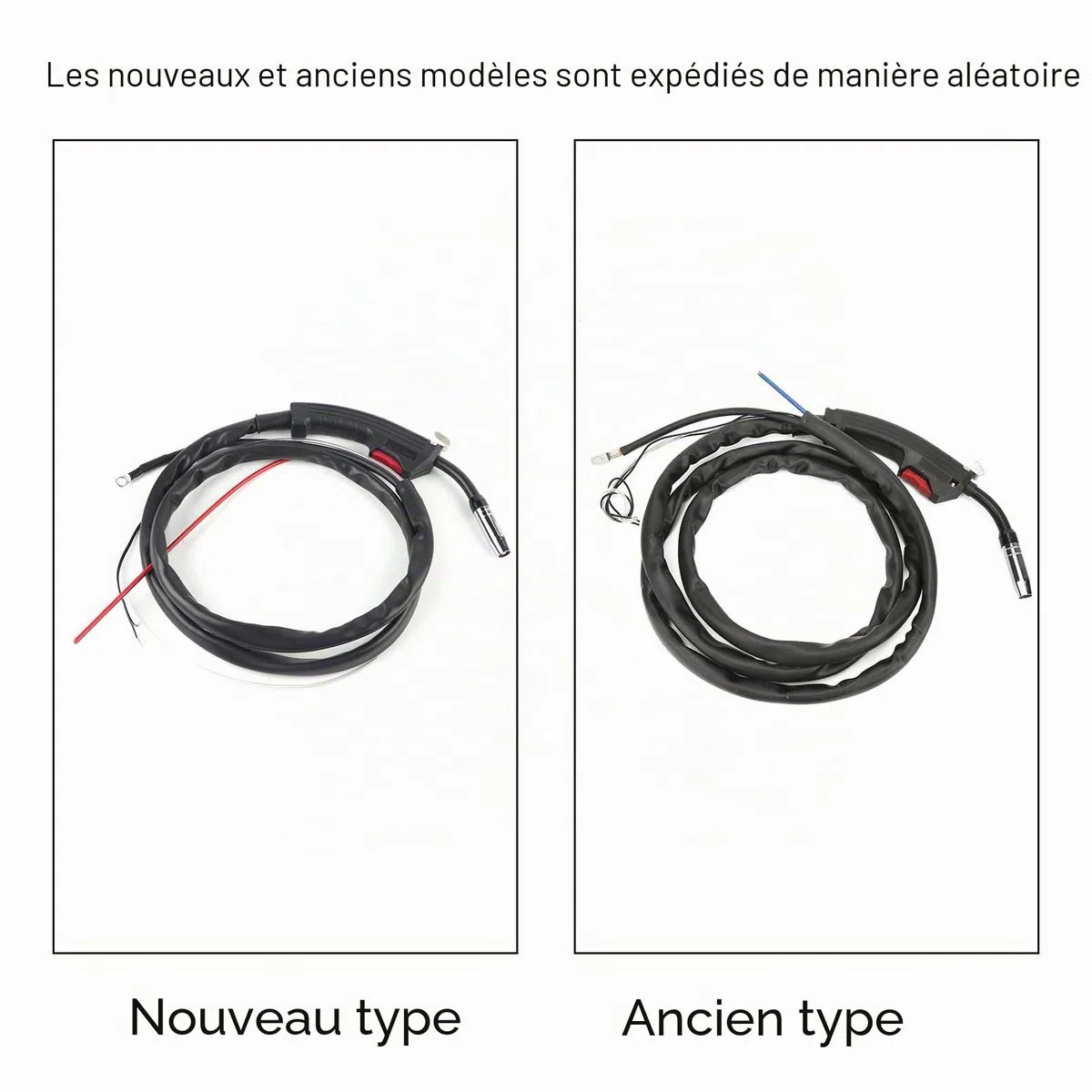 Torche MIG, 2 mètres 160A-200A CO2 protection gaz pistolet machine à souder manuelle pour fil de soudure 0,8-1,2 mm