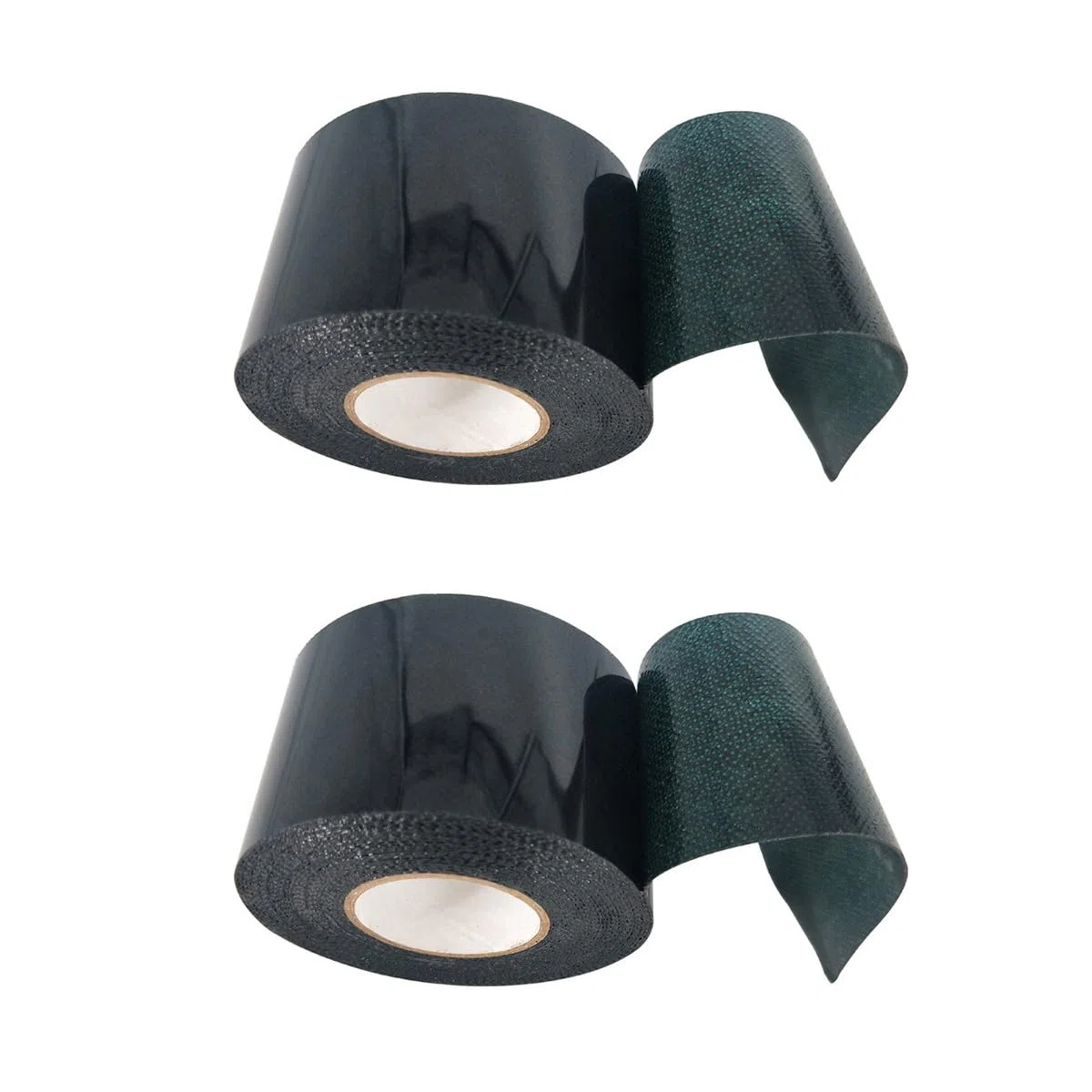 Lot de 2 bandes de gazon artificiel double face 50 mm x 5 m ruban adhésif Vert pour extérieur, jardin, pelouse, moquette
