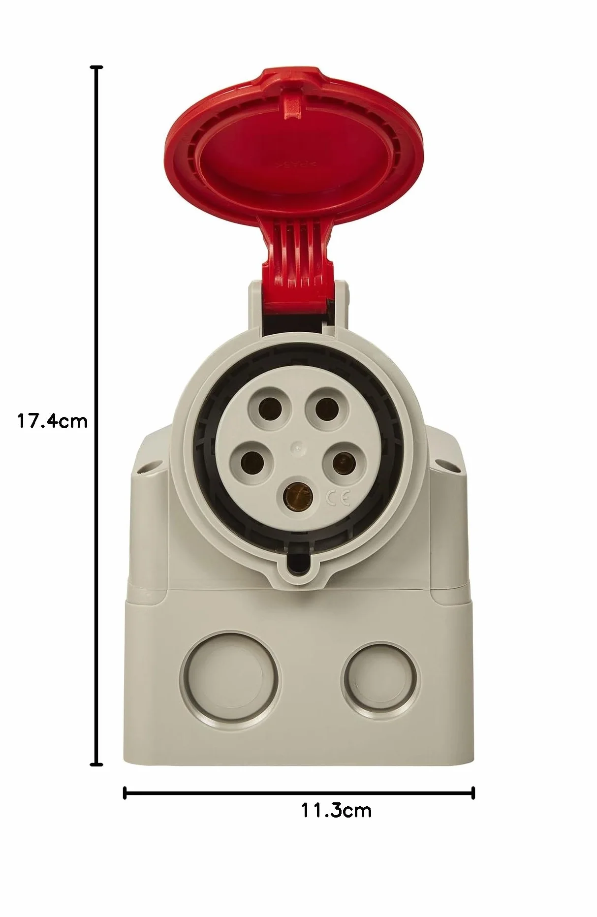 Legrand 555259 Prise saillie fixe P17 IP44 32A, 380V~ à 415V~, 3P+N+T