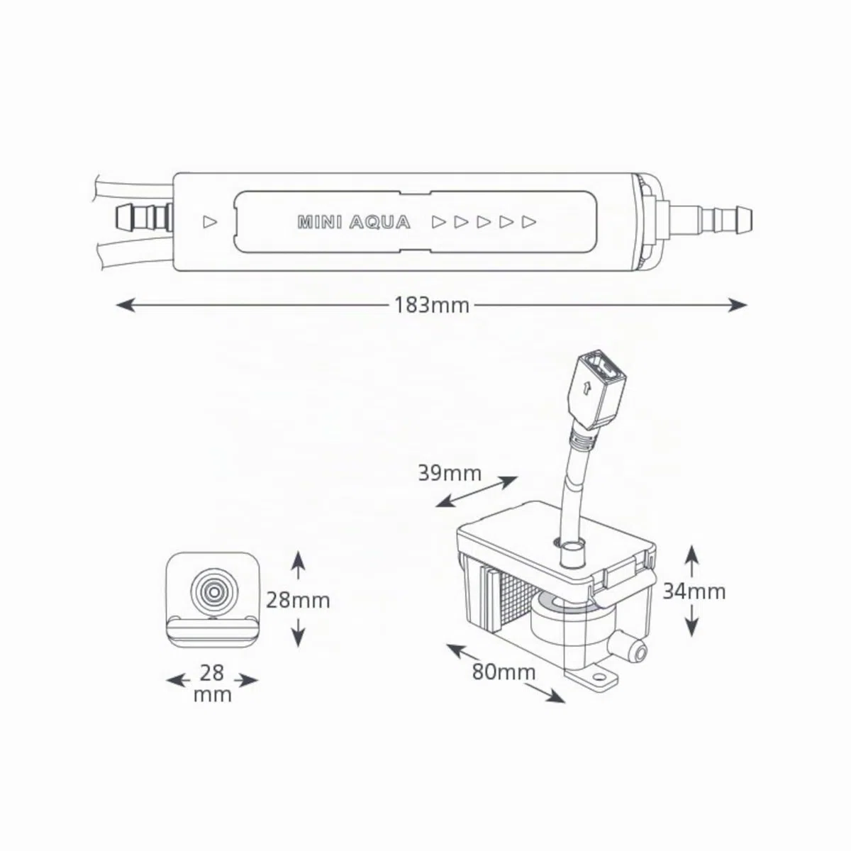 2emme clima - pompe de vidange de condensat pour climatiseur silent+ aqua - aspen pumps