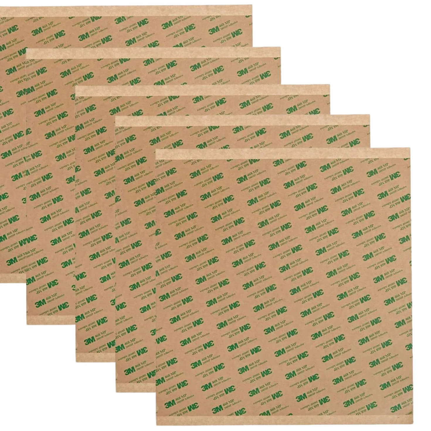 ACIT - 3M 468 MP, double face transfer, 5 feuilles (10'' 25,40 cm x 25,40 cm)