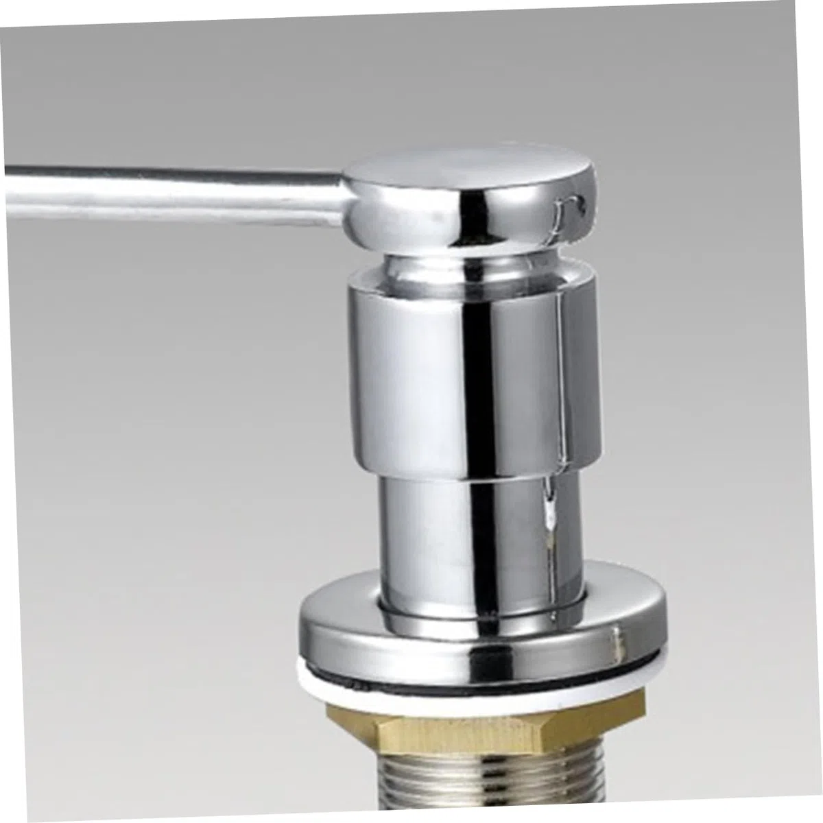 SHINEOFI Distributeur de Savonnette pour Lavabo en Acier Inoxydable Argenté, Résistant aux Acides, Installation Facile, pour Plan de Travail et Salle de Bain