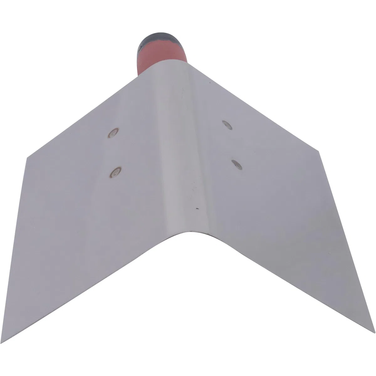 Truelle d'angle intérieur Marshalltown Bullnose avec manche Durasoft, en acier inoxydable, pour le placoplâtre et le plâtre, dimensions : 127x89 mm