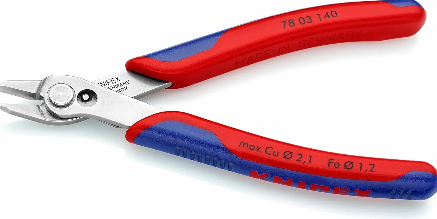 KNIPEX Electronic Super Knips XL avec poignées multimatières 140 mm, 78 03 140