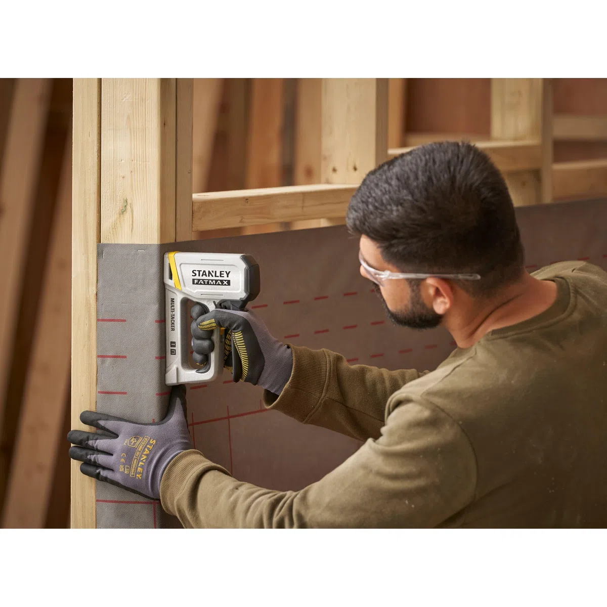 STANLEY FATMAX Agrafeuse-Cloueuse Aluminium Travaux Légers, FMHT70443-0
