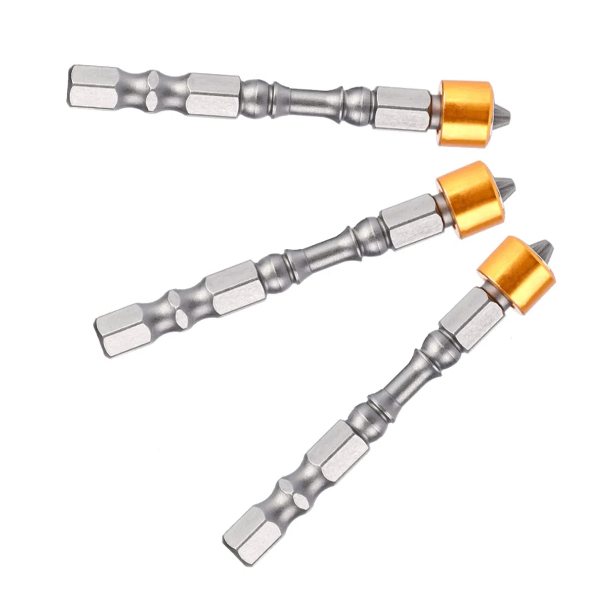 Embouts de Tournevis PH2 Tige Hexagonale Magnétique Anti-dérapant 65mm Pour Vis Pour Cloisons Sèches et Plaques de Plâtre 10pcs