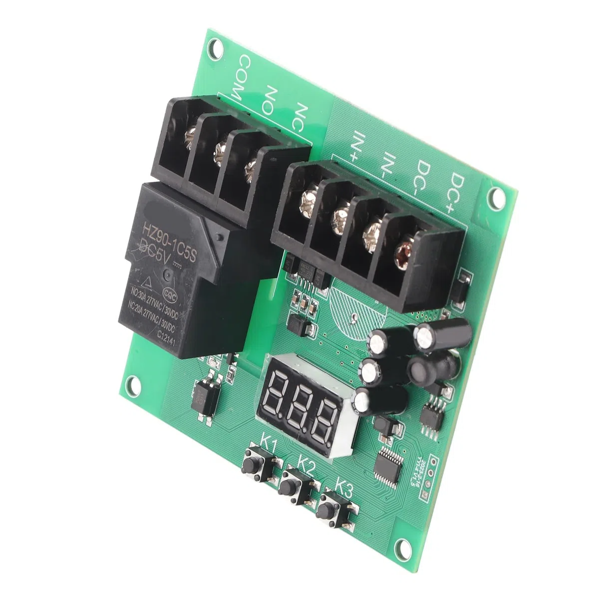 Module de Détection de Courant Continu 7-30V 0-30A, Module de Relais de Protection contre les Surintensités, Accessoire Multifonctionnel pour un Usage Domestique
