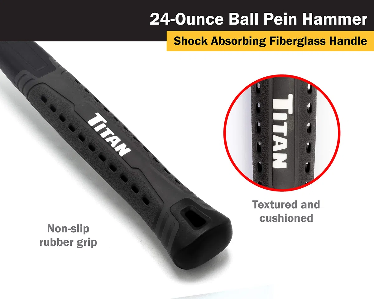 TITAN Marteau TIT63016 (680 g à panne à boule)