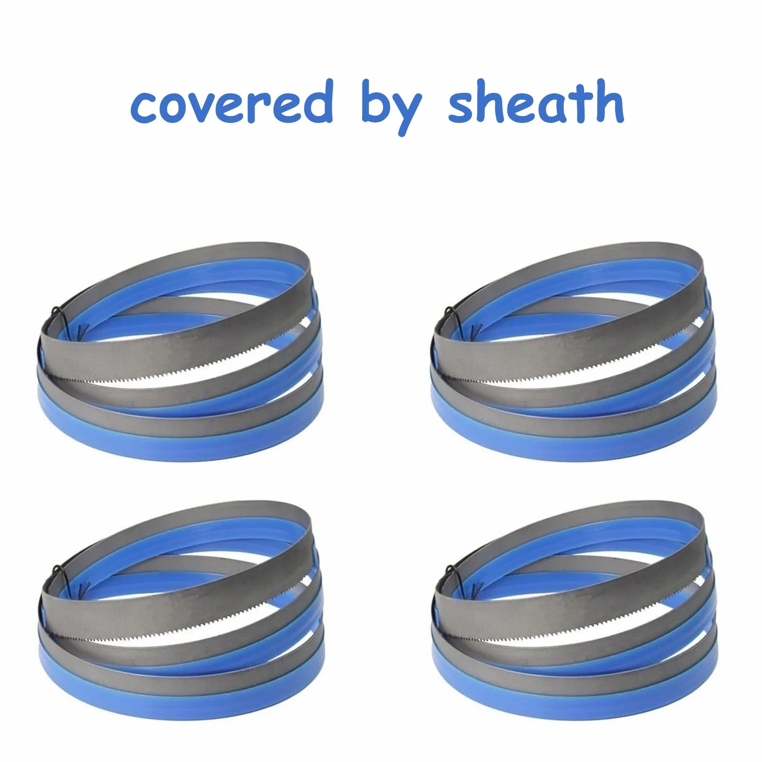 Lot de 4 Lames de Scie à Ruban 1790 x 10 x 0,35 mm 10 dents, Lames de Scie à Bois Pour Bois Plastique, Convient pour HBS 251/HBS261