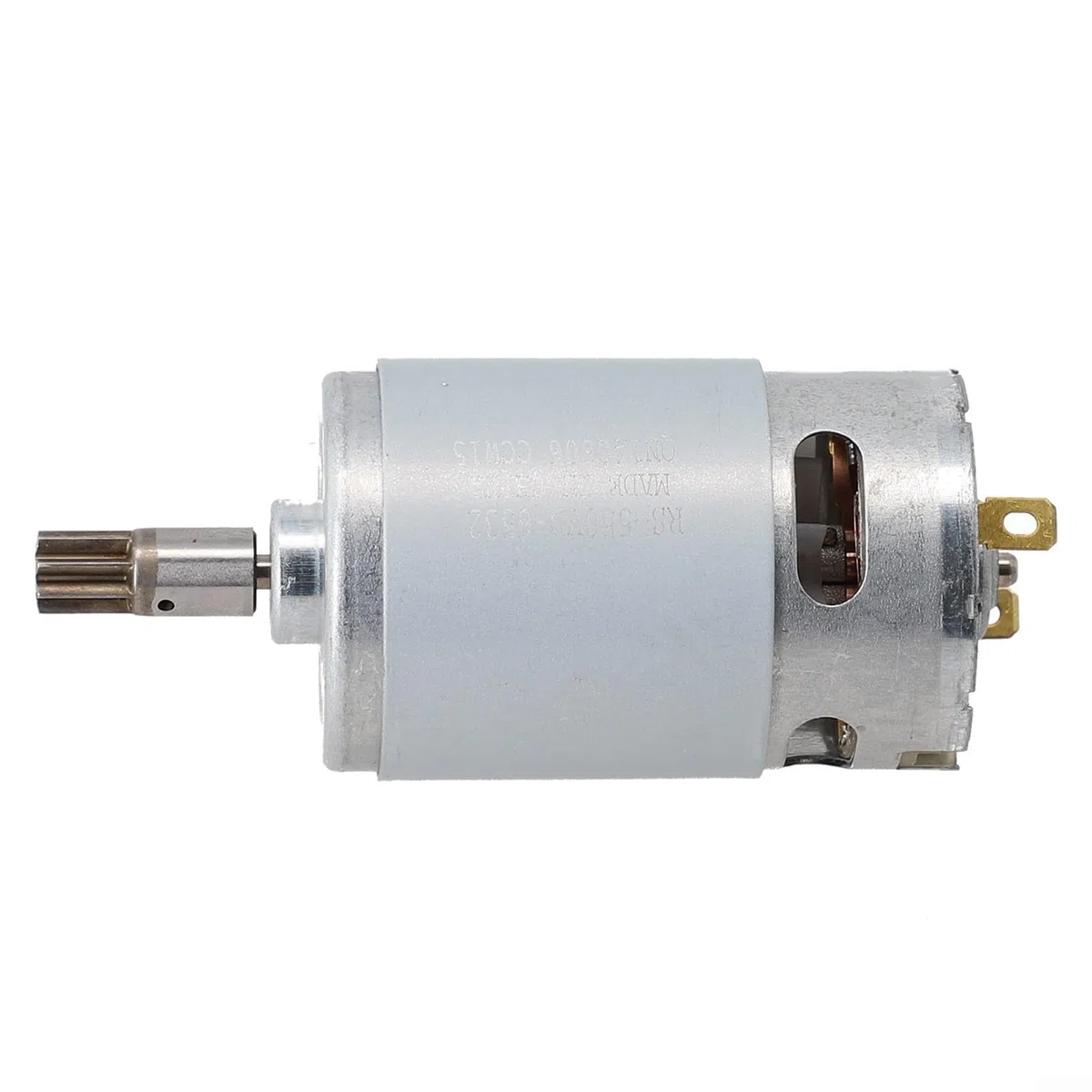 Honseadek Moteur 18 V 8 dents RS-550VD-6532 H3, moteur intégré pour 50027484 WU390 WX390 WX390.1, fabrication précise, pour scie à main sans fil