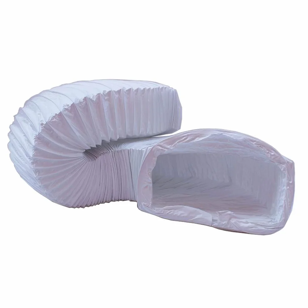 Kair Tuyau flexible rectangulaire en PVC 220 mm x 90 mm - Longueur de 3 mètres