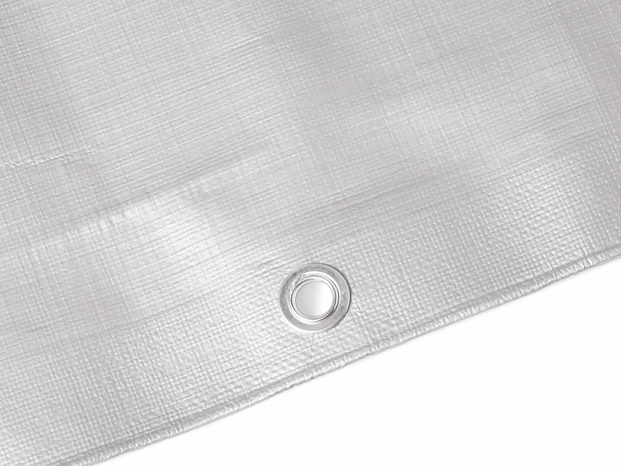 Amazon Basics Imperméable Bâche multi-usage en polyéthylène, 3,6 x 6 m, épaisseur 16 MIL, 6kg, Argenté/Noir, Lot de 1