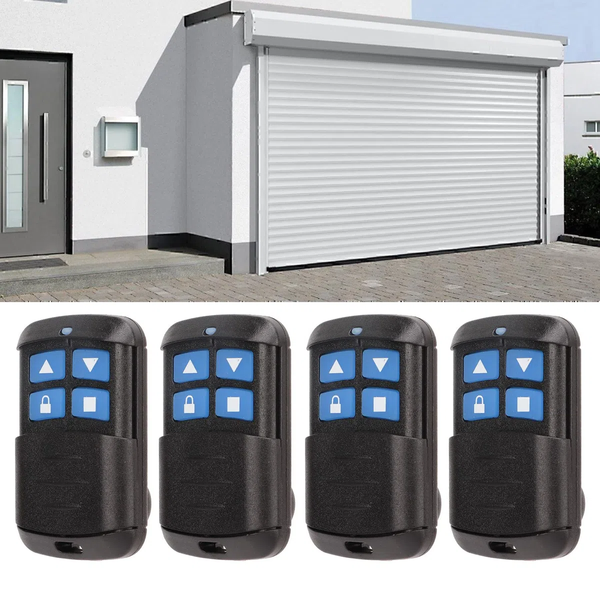 Télécommande de Porte de Garage étanche 433 MHz électrique Universelle pour Portes Roulantes Rideaux électriques,Autre équipement d'entretien de Voiture