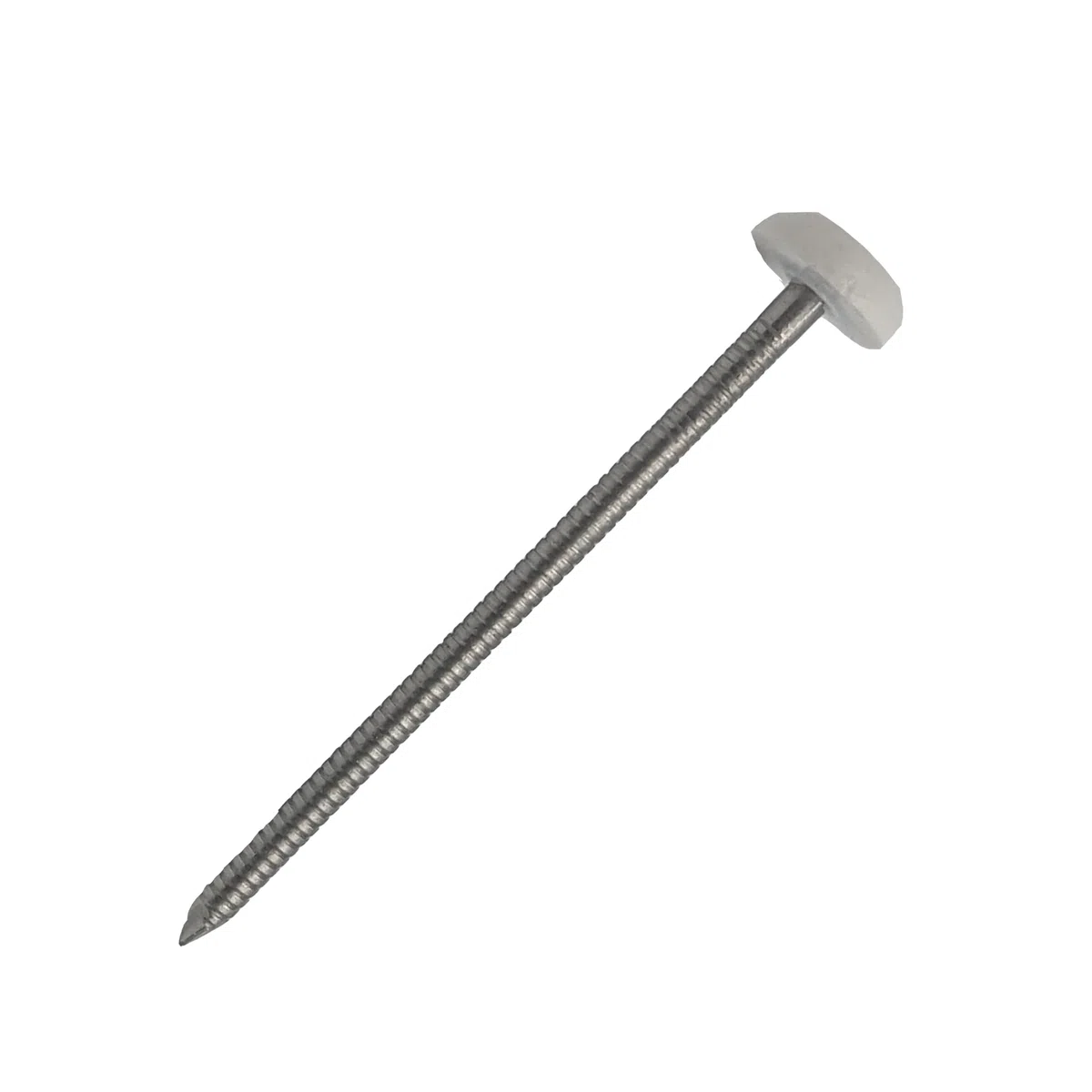 Pointes tête plastifiée 2.10 x 40 mm Blanche – RAL 9010 – Boite 100 pièces