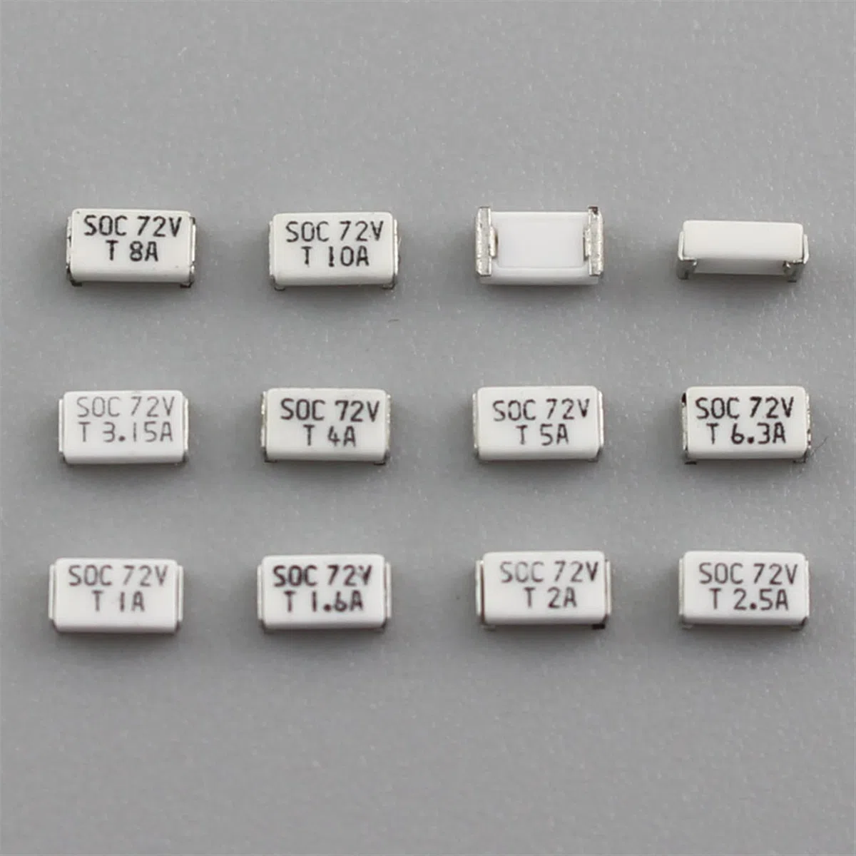 fusibles 5 pièces Micro SMD SMT 1206 Fusible 11CT T 1A 1.6A 2A 2.5A 3.15A 4A 5A 6.3A 8A 10A 72V DC Coup lent 3216 Fusibles à montage en surface (Size : 10)