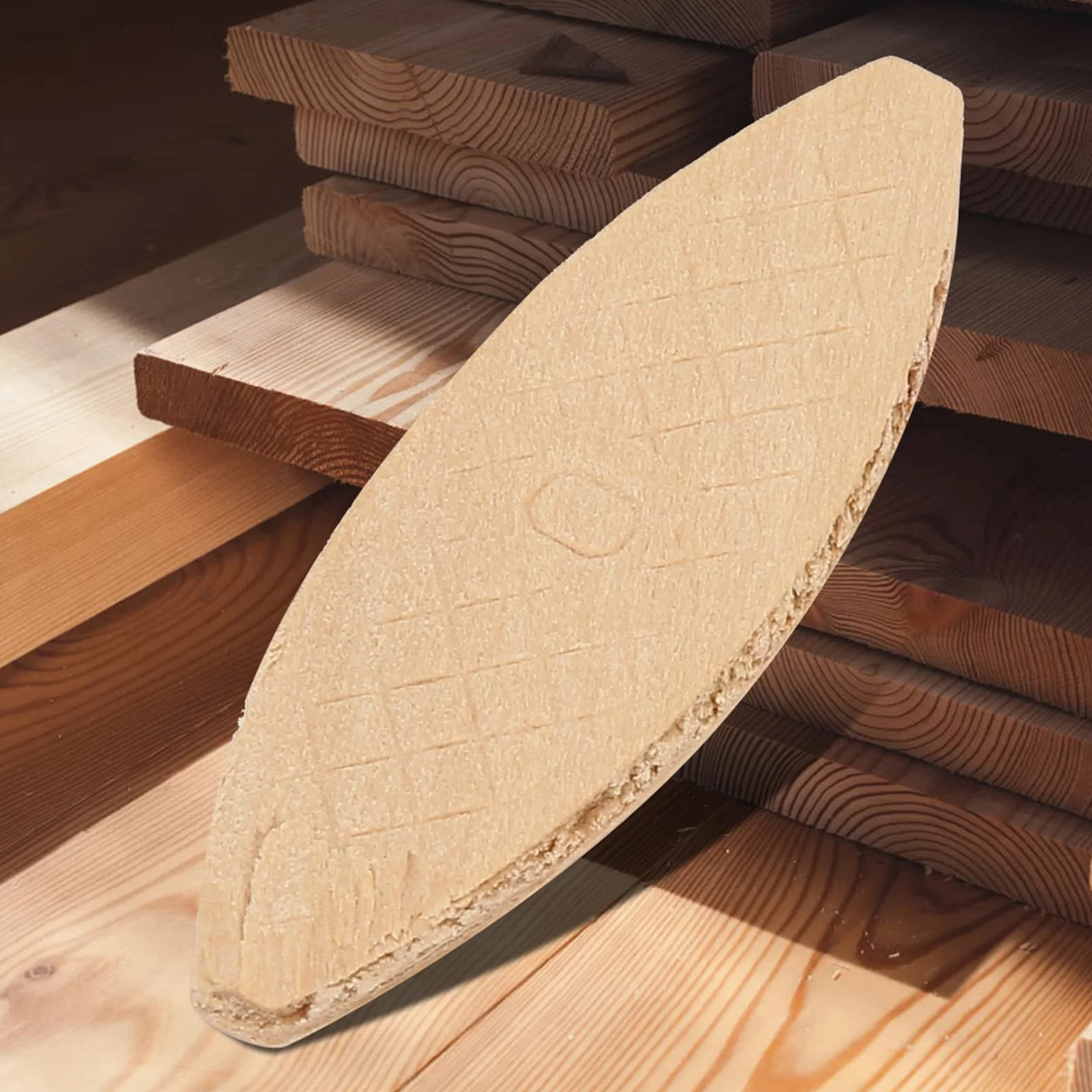 100 Pièces Lamelles dAssemblage, Biscuit D'assemblage De Plaques, Chevilles Plates en Bois De Hêtre pour Les Menuisiers etLes Projets de Bricolage(0#)