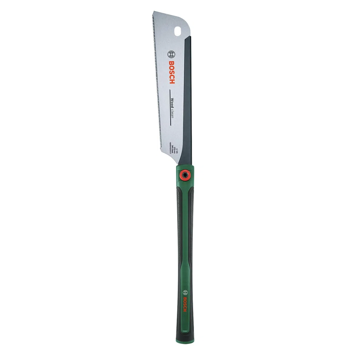 Bosch Scie japonaise Dozuki 270 mm (scie à tirer pr coupes droites précises dans bois/plastique ; lame acier SK5 flexible ; dents fines ; 17 TPI ; poignée Softgrip extra longue)