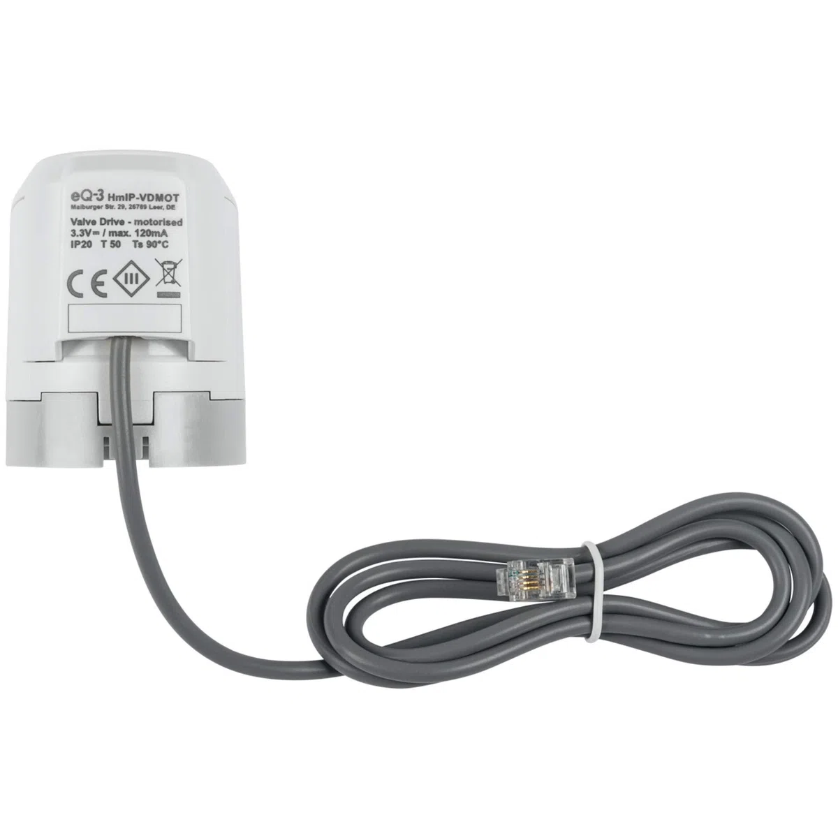 Homematic IP 153309A0 HmIP-VDMOT Servomoteur 3,3 V Blanc 44 x 54 x 50 mm