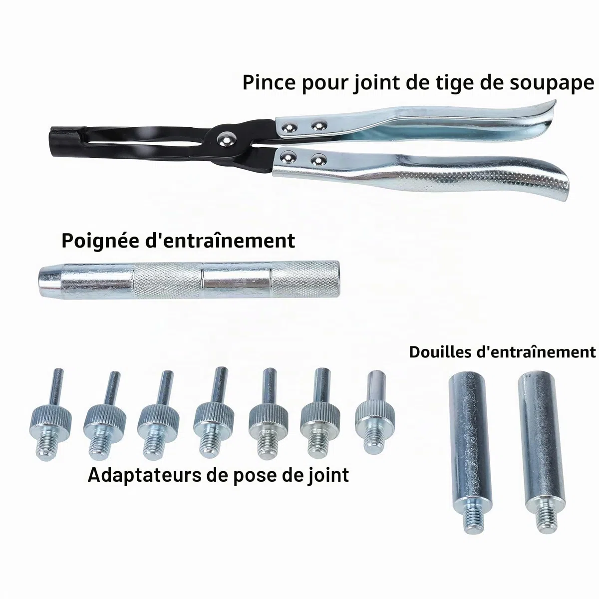BOOMSTART Lot de 11 pinces de soupape - Pour joint de valve