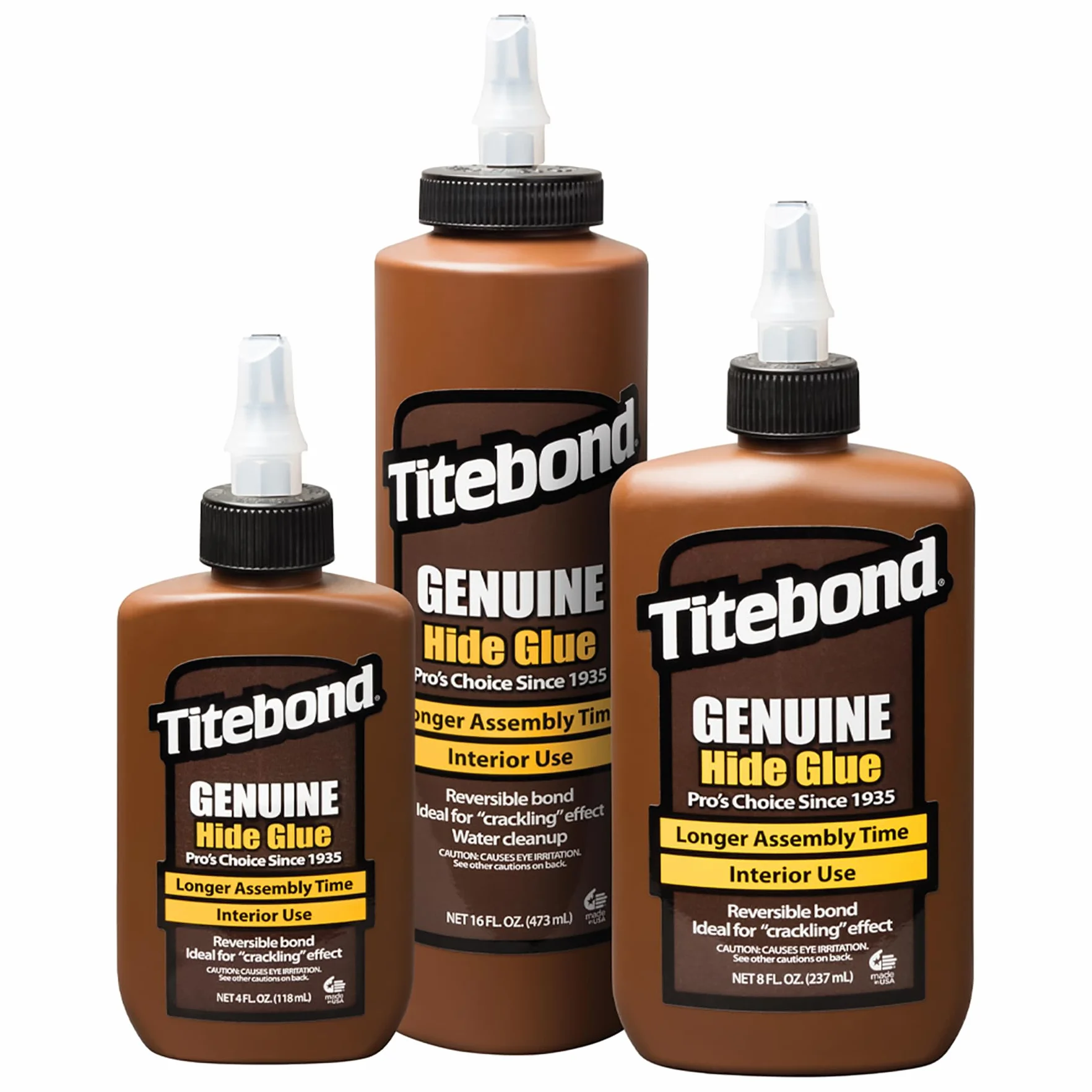 Titebond Colle Peau bois lamellé collé directement verarbeitbarer Colle à bois, 473 ml, 501/4