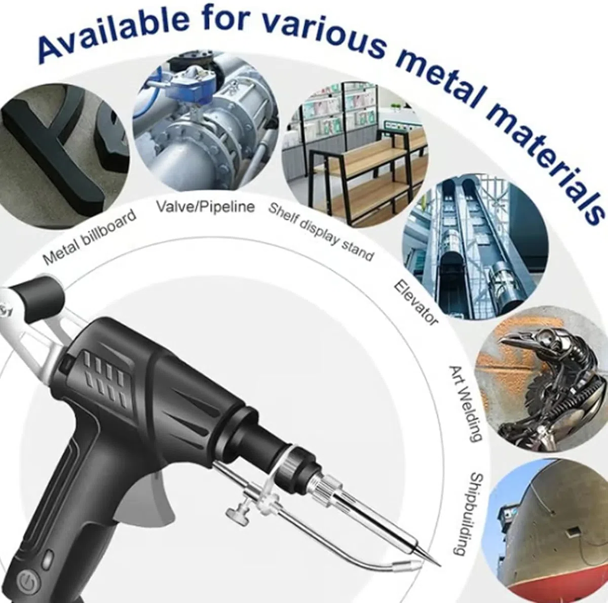 Soudeur Laser, outil de soudage laser industriel à chauffage interne, Soudure Laser Portatif Metal, soudure laser metal, poste a souder laser, Pour La Coupe/Le Retrait De La Rouille/Le Soudage (Noir)