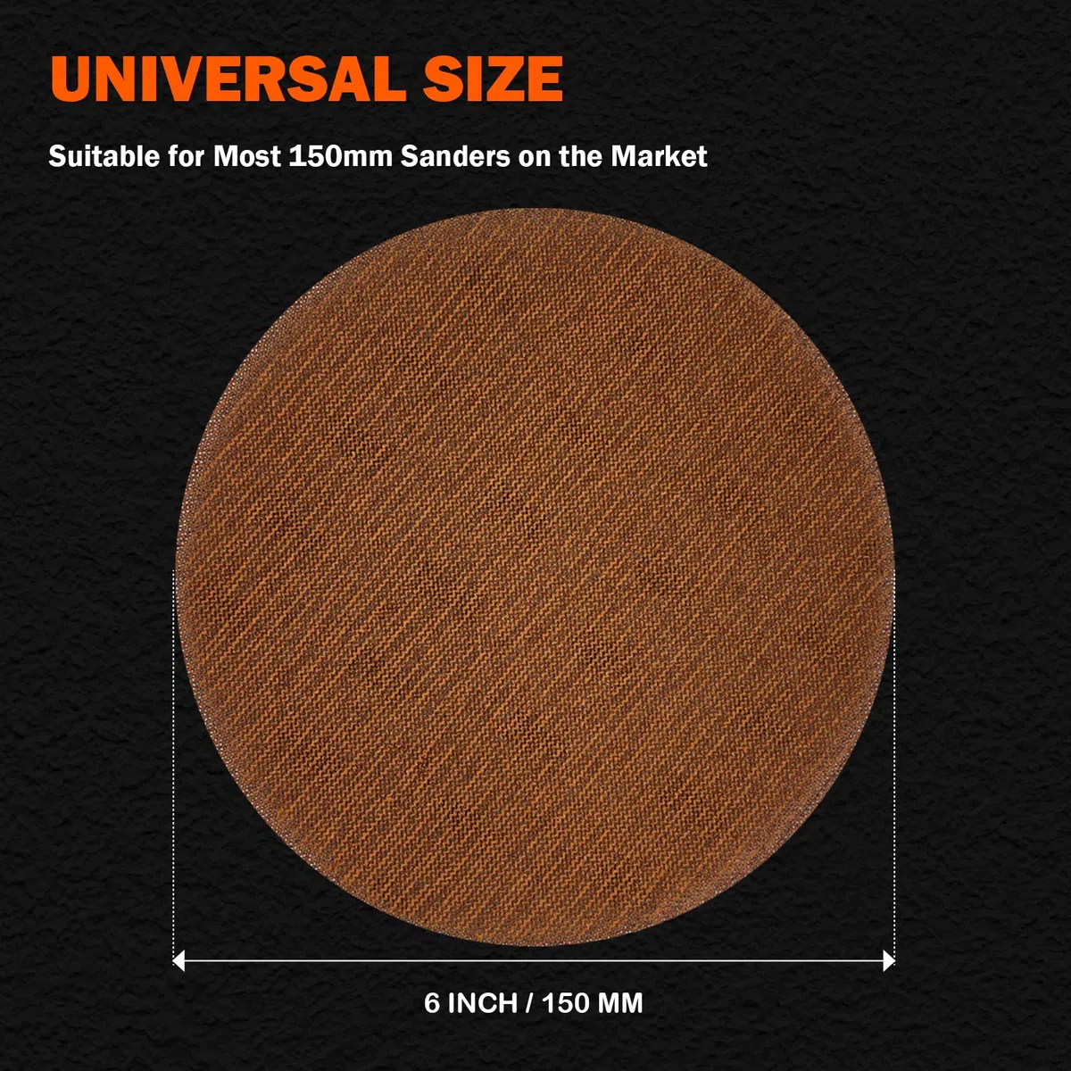 Disque Abrasif 150mm Papier à Poncer Carrosserie - 50 Pièces Grains 60/80/120/180/240 | Idéal pour Ponceuses Cloisons Sèches Durable Efficace
