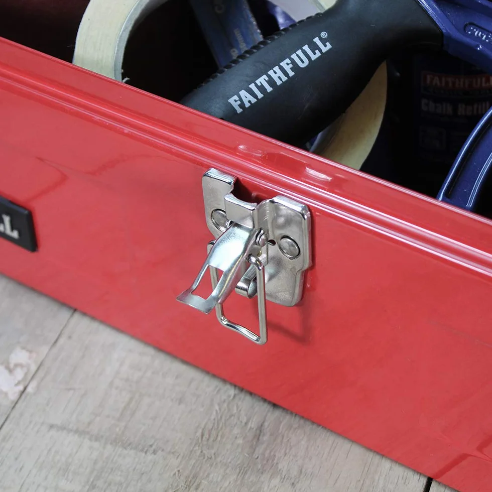Faithfull TBB16 Caisse à outils en métal 42 cm (Import Grande Bretagne)