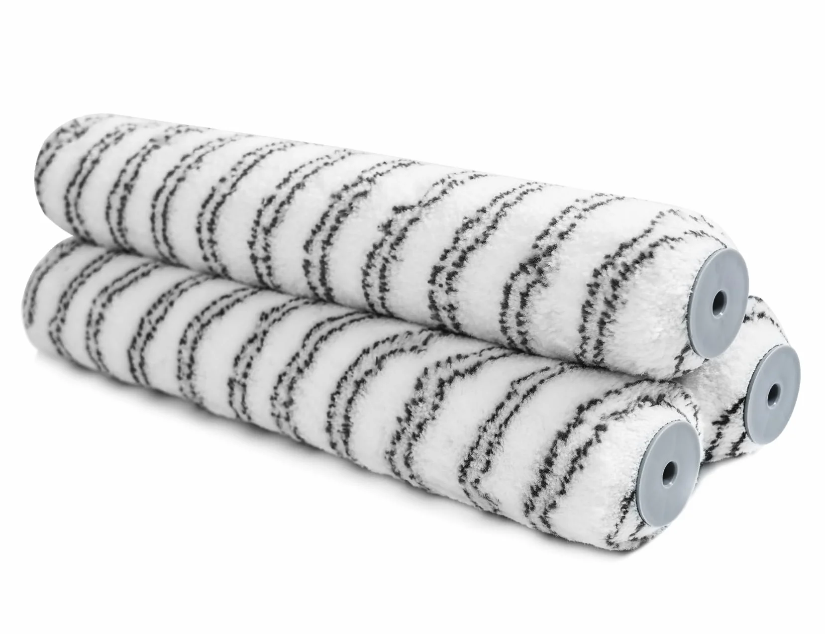 ROLLINGDOG Lot de 3 manchons de rouleau de peinture de 45,7 cm – Poils longs de 18 mm pour maçonnerie, murs rugueux et texturés, plafonds et sols