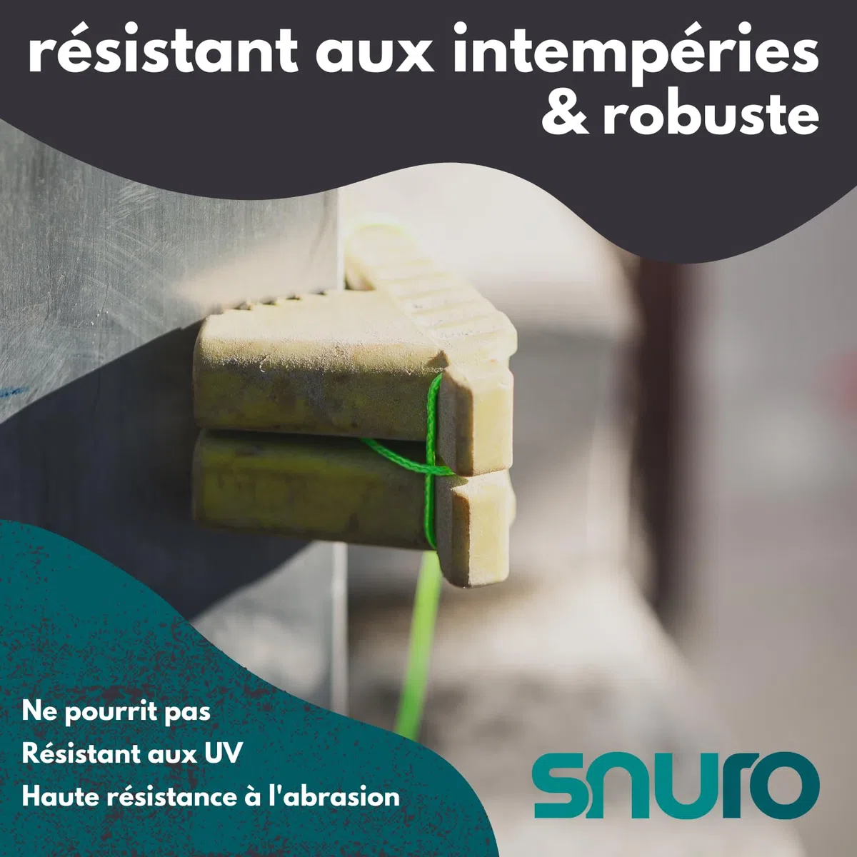 Corde Polyester (1mm, 100M, Vert Fluo, 2pcs) - Corde Fluorescente Verte en Polyester Tressée Robuste pour n'importe Quelle Utilisation - Résistante aux Intempéries - Cordeau de Maçon