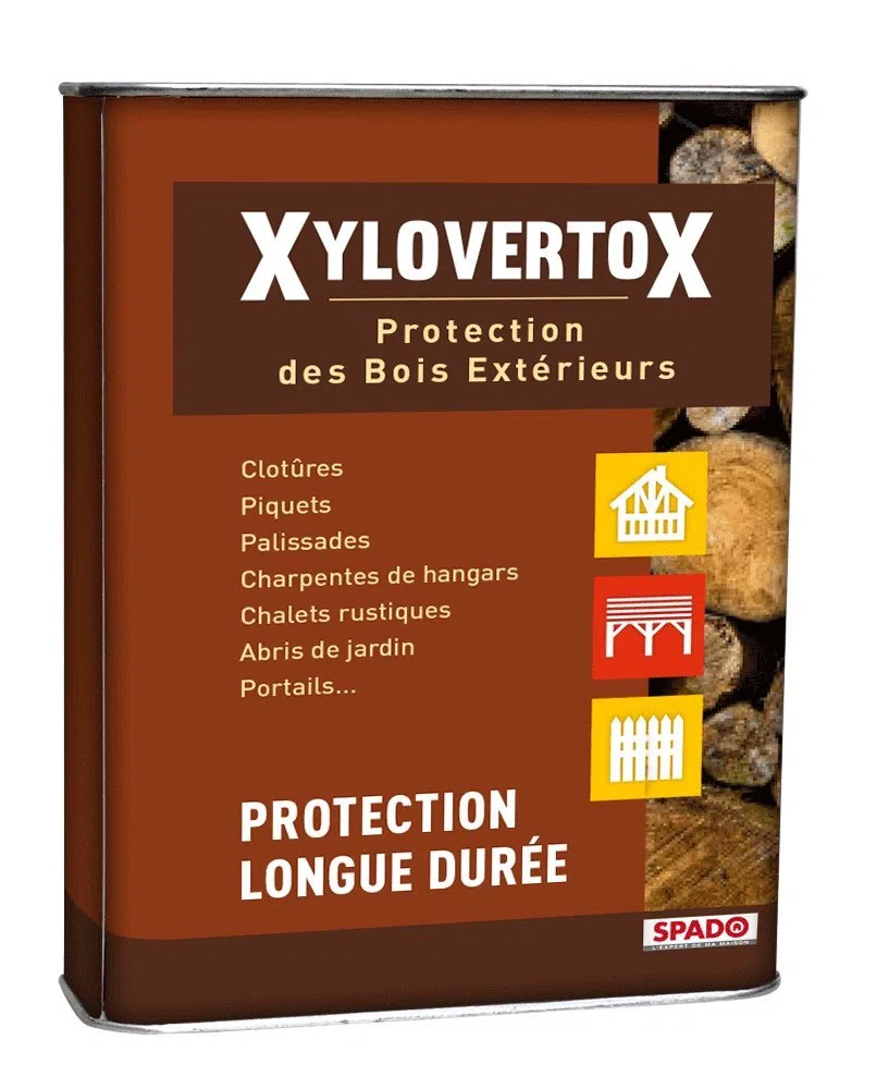 XYLOVERTOX - Huile de protection & traitments des bois extérieurs - Action hydrofuge - Longue durée - 2L - Fabrication française