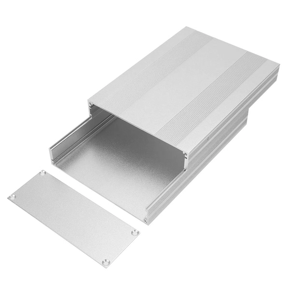 Boîte de Jonction, 54 * 145 * 200mm Boitier Electronique, Boîtier aluminium, Boîtier de refroidissement d'instruments, Boîtier de projet pour les équipements électriques intérieure et extérieure