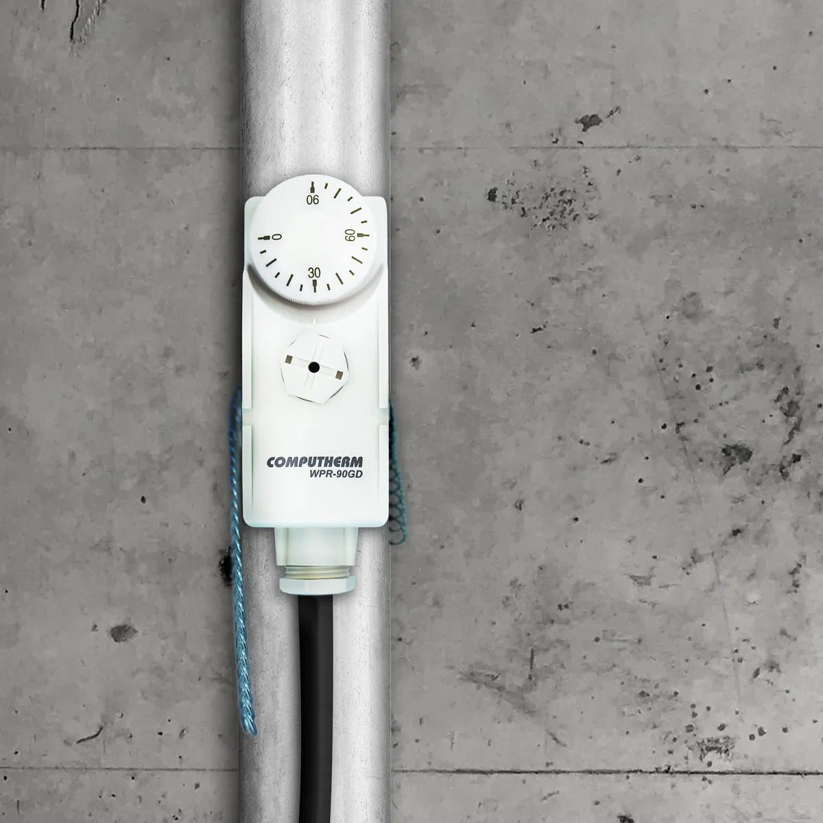 COMPUTHERM Thermostat Contact WPR-90GD, pour Chauffage et climatisation, Bouton Rotatif de réglage, Surveillance du Circuit de Chauffage, Protection Contre la surchauffe.