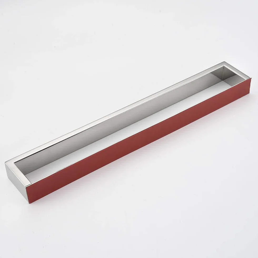 Anneau Porte-Serviette SUS 304 Acier Inoxydable Chrome Salle de Bain Porte-Serviette Mural Accessoires Auto-adhésif (Argent)