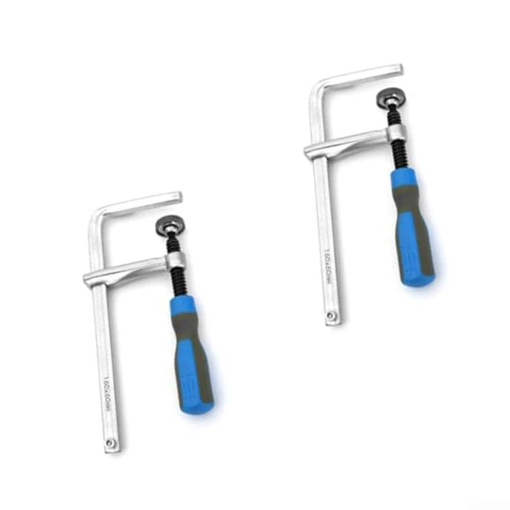 Lot de 2 pinces à queue d'aronde en métal avec bras coulissant renforcé pour divers projets de travail du bois, Serre Joint Rail de Guidage, robustes pince à bois pour rail de guidage