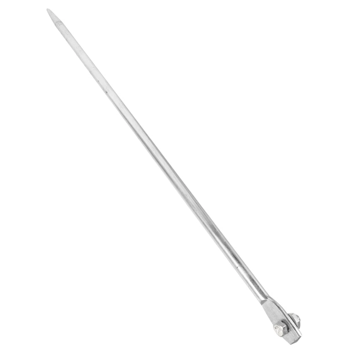 Holibanna Tige De Mise Terre Fer Galvanisé Piquet Pour Câblage Électrique Accessoire De Fixation Et Protection La Foudre Pour Installations Extérieures
