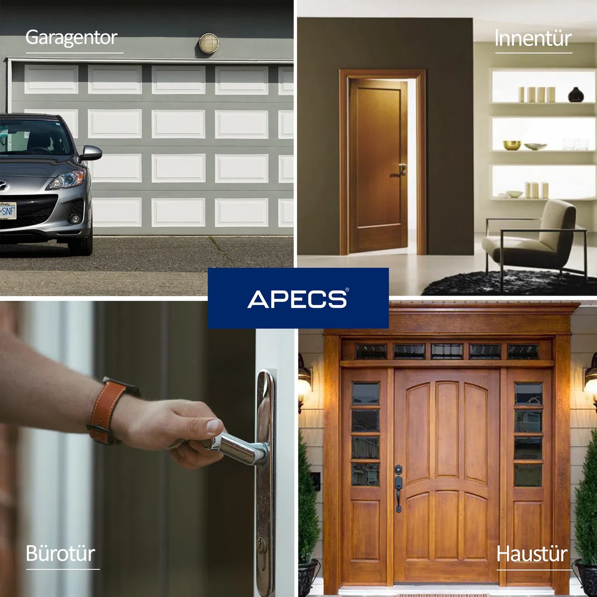 Generic APECS SM-100 40C/60 -C Serrure cylindrique 40/60 mm pour serrure de porte avant avec 5 clés