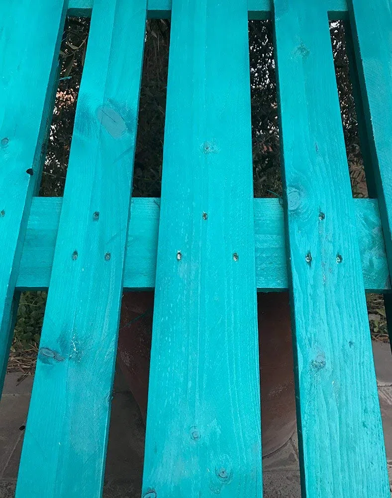 Luminos LUM1103 - CALA SAONA - Lasure Biobased pour bois extérieur à l'eau - Bleu Cala Saona 1L
