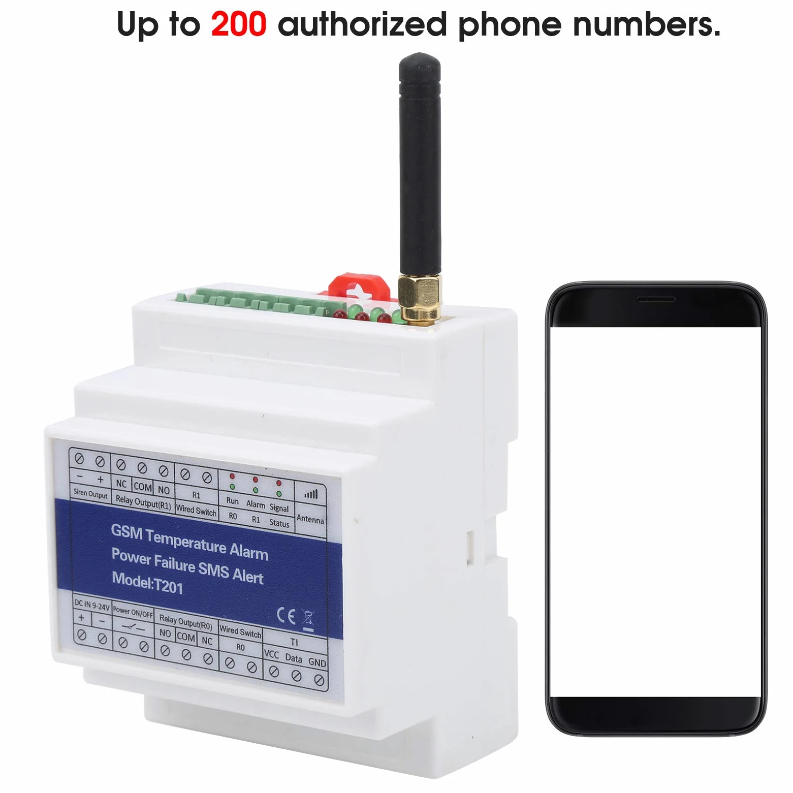 Alarme de température SMS GSM, Alerte de Panne de Courant pour la sécurité à Domicile, Rapport de minuterie de Prise en Charge de la Surveillance à Distance