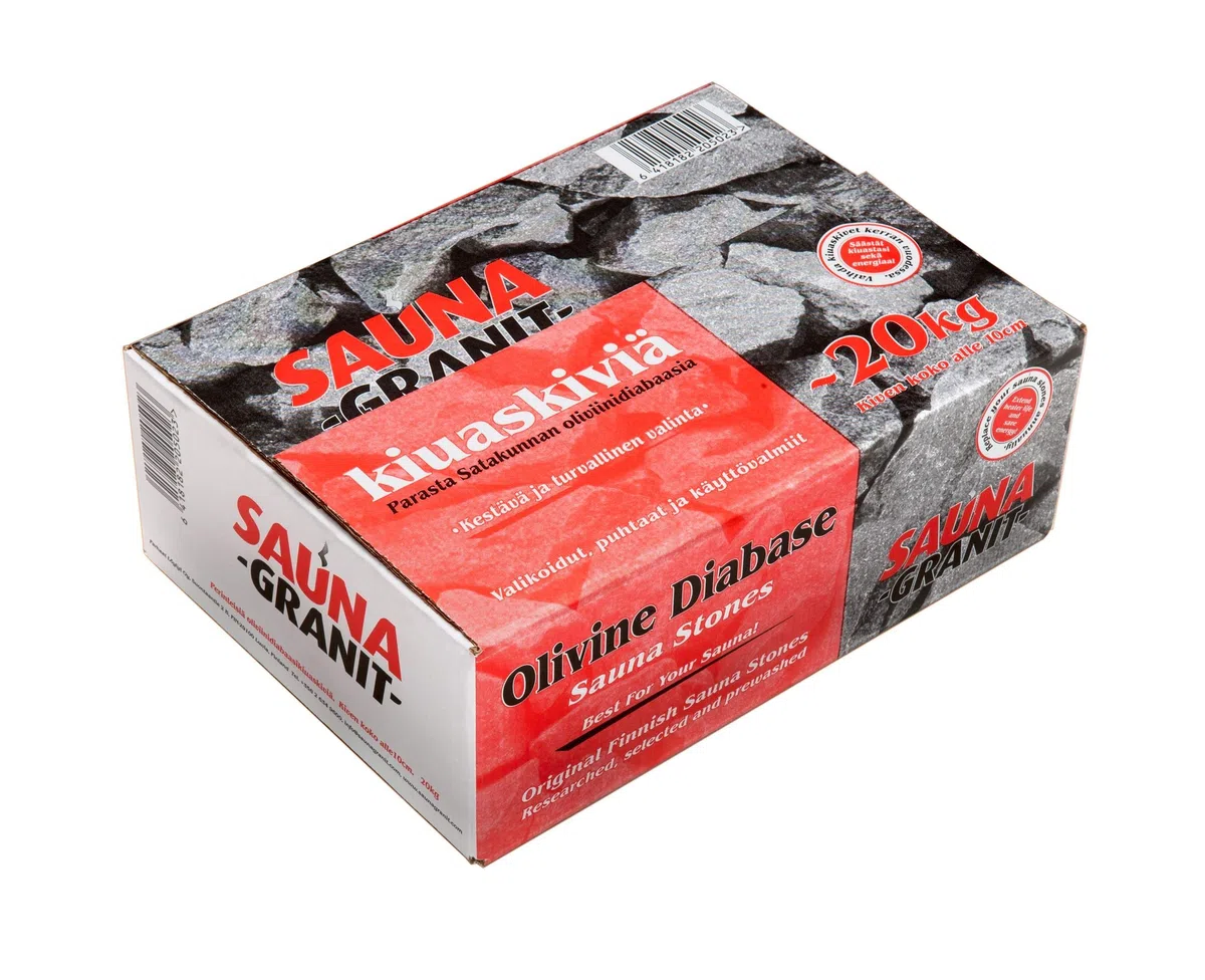 Pierres de sauna finlandaises, 20 kg, taille 1