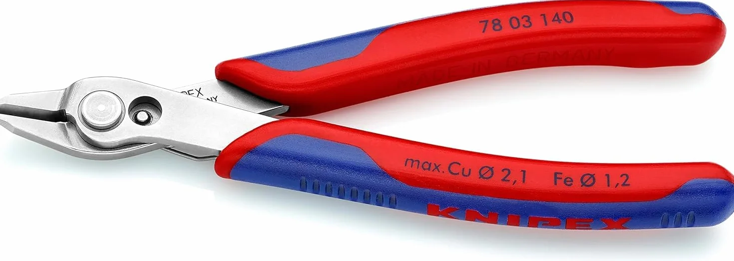 KNIPEX Electronic Super Knips XL avec poignées multimatières 140 mm, 78 03 140