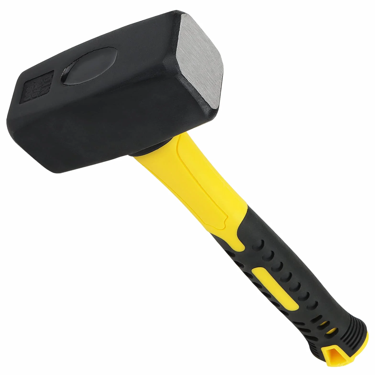 NGOSUET Marteau de Maçonnerie 1500g - Lot de 2 Pièces - Acier Haute Qualité avec Poignée Fibre de Verre Antidérapante - 265mm pour Travaux de Construction et Bricolage