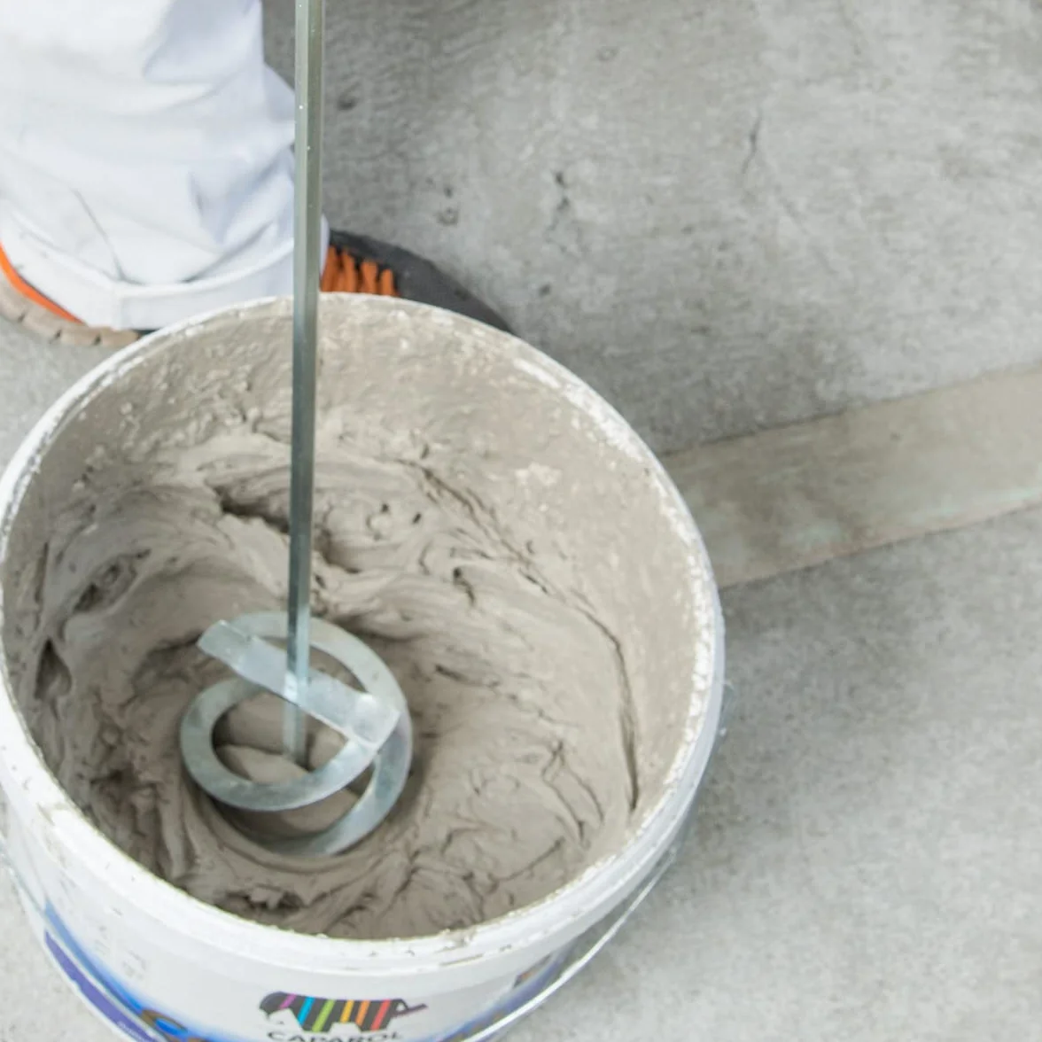 HARDY Construction Agitateur Compatible Universel pour Perceuses Communes pour la Préparation de Colles Peintures Mortiers Durs Double Spirale en Acier Inoxydable 100x600mm
