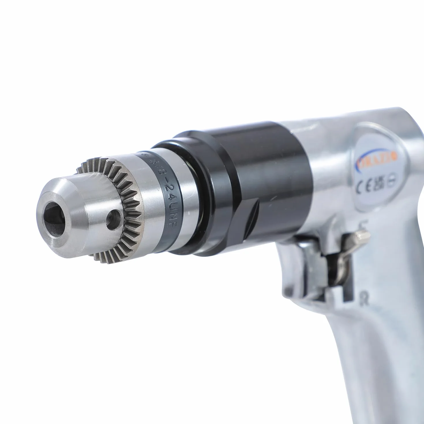 ORAZIO Perceuse Pneumatique Réversible 10mm 3/8" avec Mandrin à Clé Outils Pneumatiques 212512