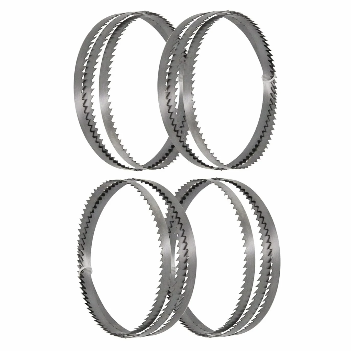 Lot De 4 Lames De Scie À Ruban, SK5 1400mm x 10mm x 0.5mm Pour Scie À Ruban 8" TPI6