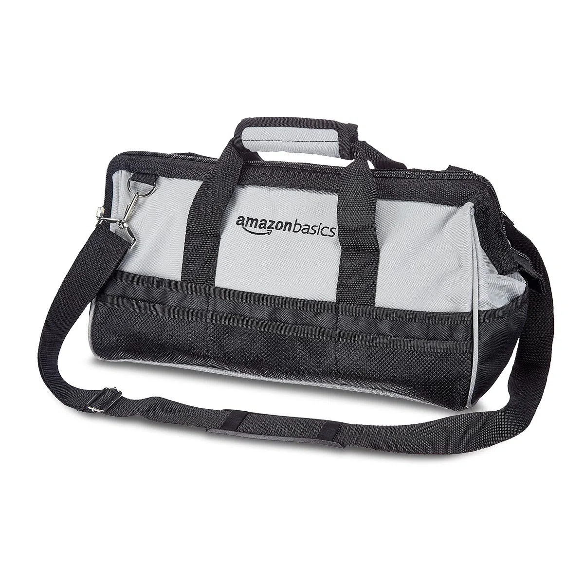 Amazon Basics Sac à outils, 40.6 cm, Gris,noir