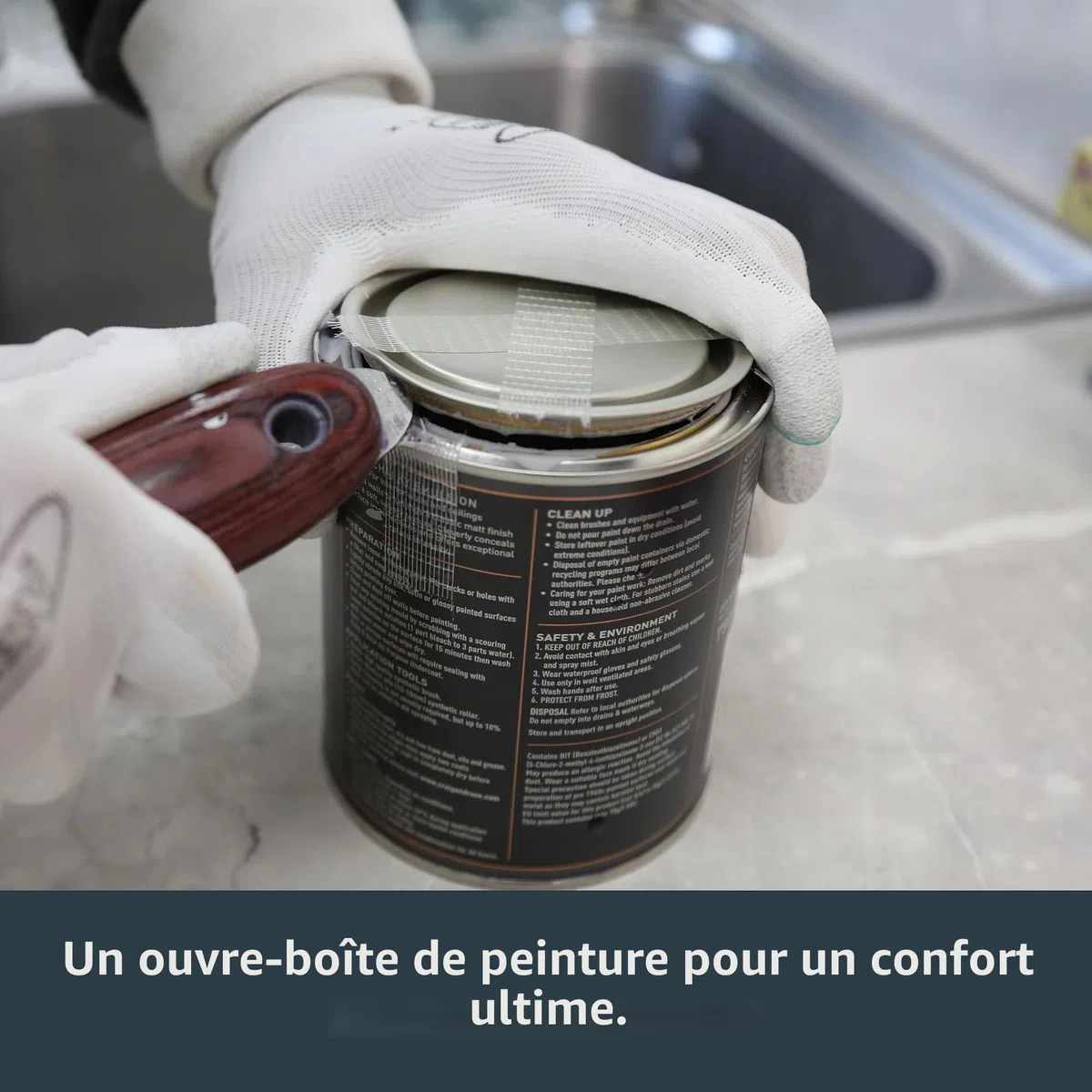 Axus Decor Stego Rouleau de peinture 6 en 1 pour rouleau de peinture tout-en-un Outil de nettoyage pour rouleaux de peinture et pinceaux, lame en acier inoxydable, 3 grattoirs à rouleaux, peigne