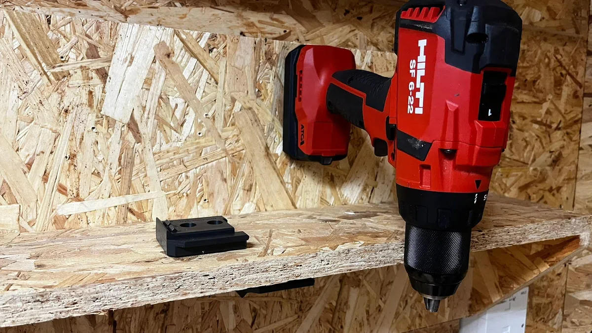StealthMounts Lot de 4 supports d'outils pour Hilti Nuron 22 V | Porte-outils noir pour Hilti Nuron 22 V | Fabriqué au Royaume-Uni