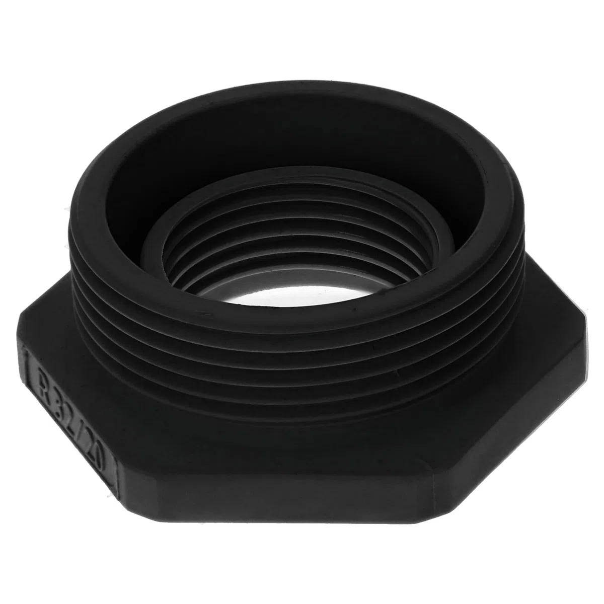 Kalitec G6322010 Lot de 5 réducteurs M32/M20 en plastique noir I Réducteur presse-étoupe hexagonal I Filetage intérieur M20 I Filetage extérieur M32 I IP68