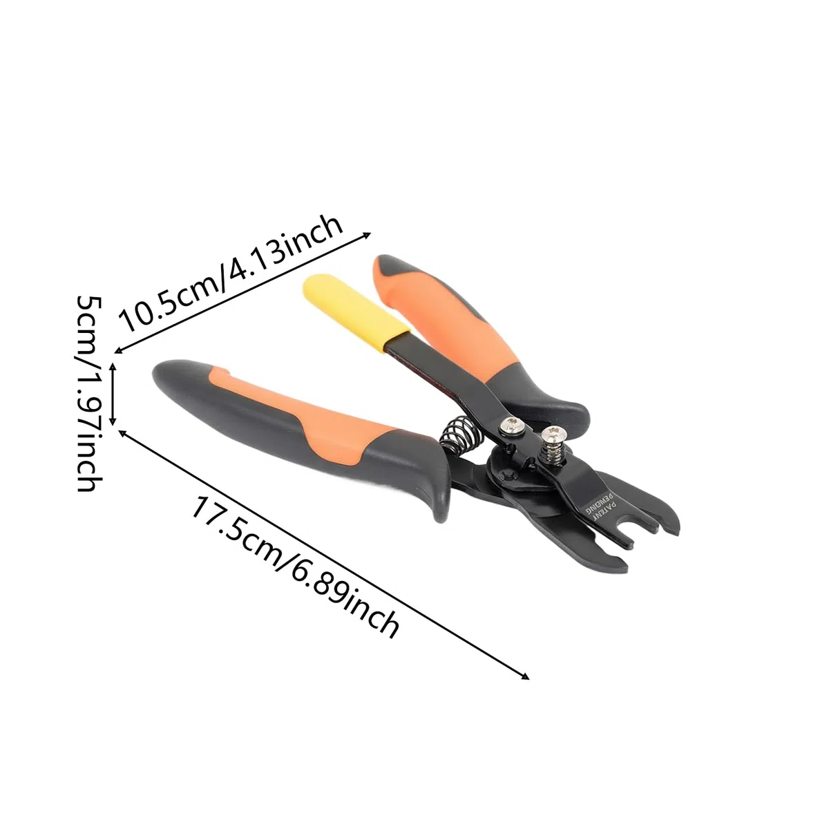 Pince à tuyau d'air – Déconnexion Push Connect, construction en acier au carbone, raccord universel, outil de réparation | Idéal pour les ateliers automobiles, les usines de tuyauterie, les